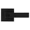 Kwikset Kwikset Singapore Contemporary Matte Black Entry Door Knob 1-3/4 in. 97402-912 - alternate 7